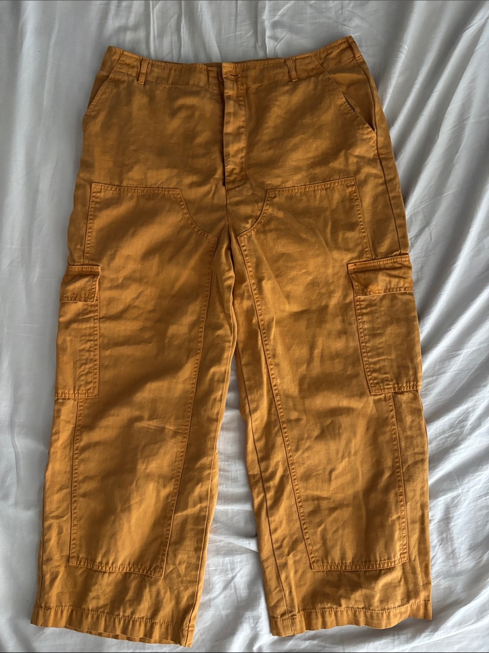Universal Thread Men's Cargo Pants in Mustard